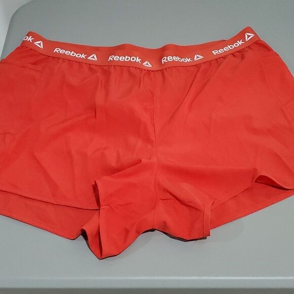 REEBOK large orange athletic shorts - Picture 5 of 7